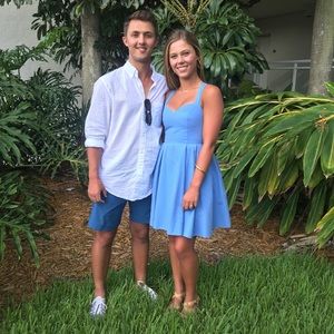 Lauren James Delta Blue Dress